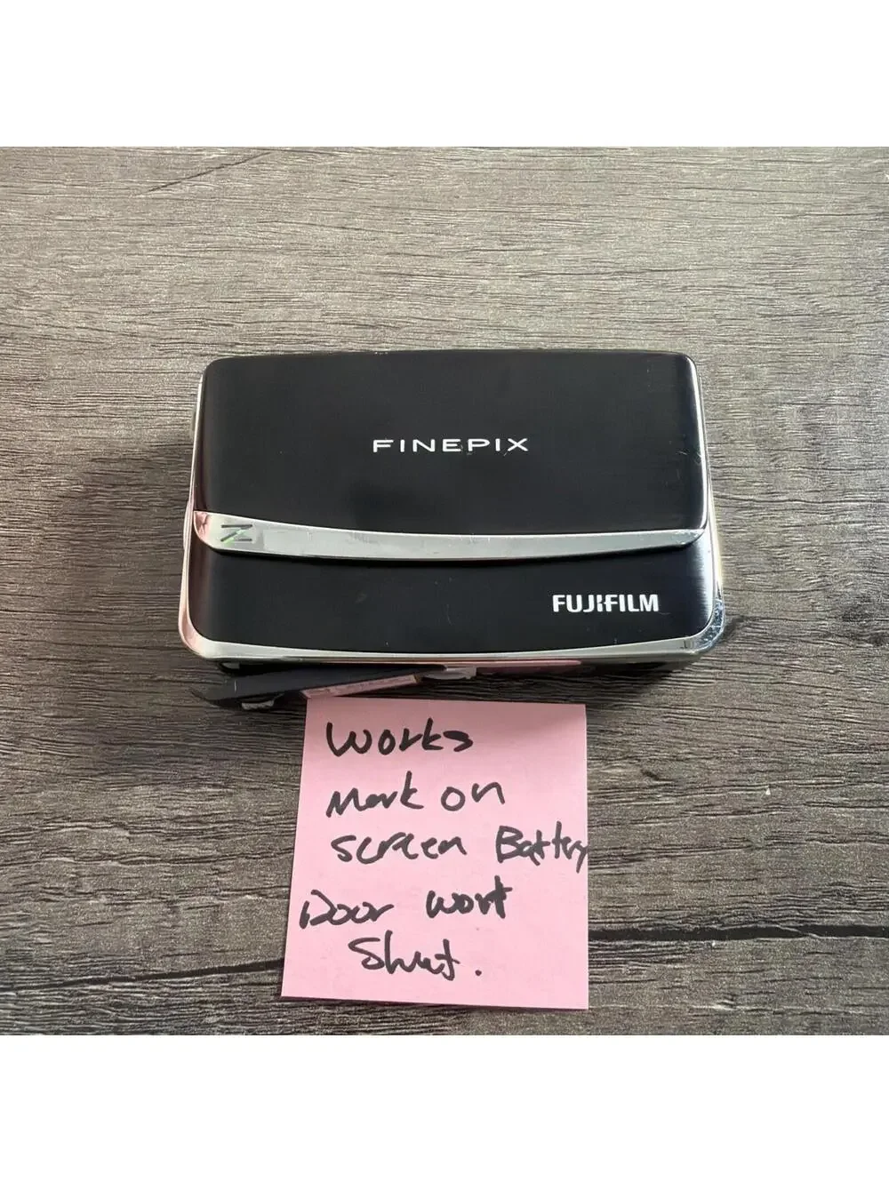 Fujifilm Finepix Z90 14MP 5X Zoom Digital CAMERA ONLY TESTED WORKING
